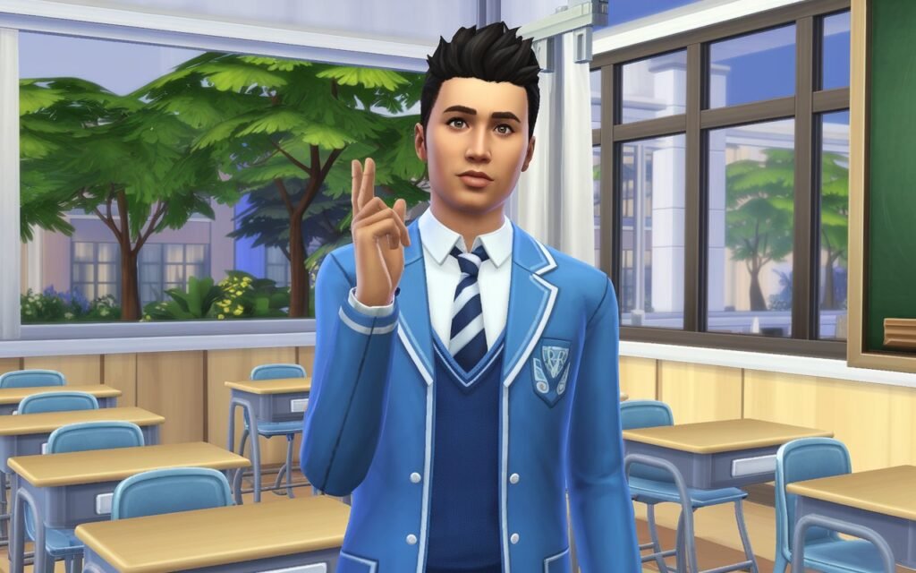 Bokuto CC Sims 4