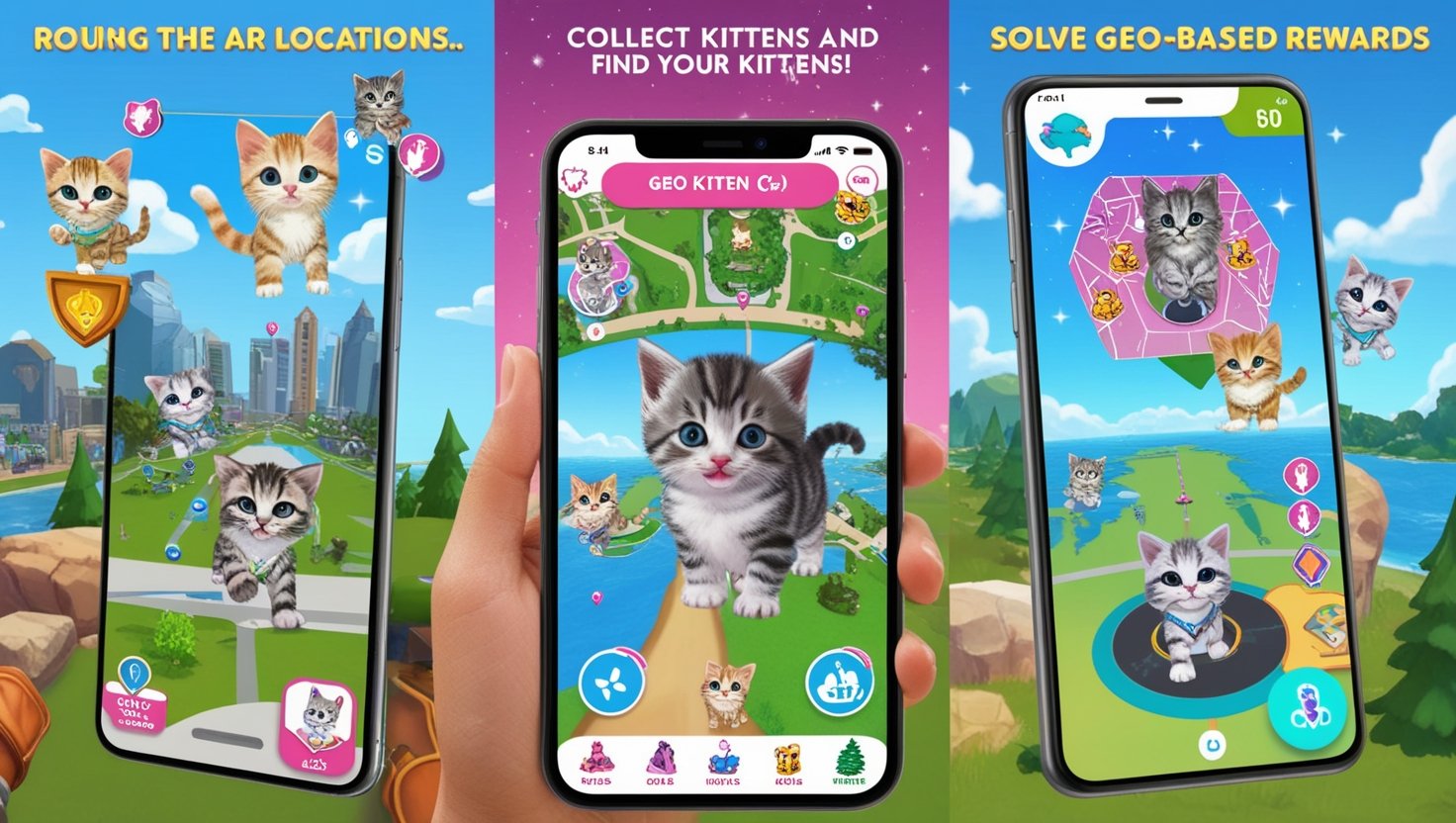 Geo Kitten Game