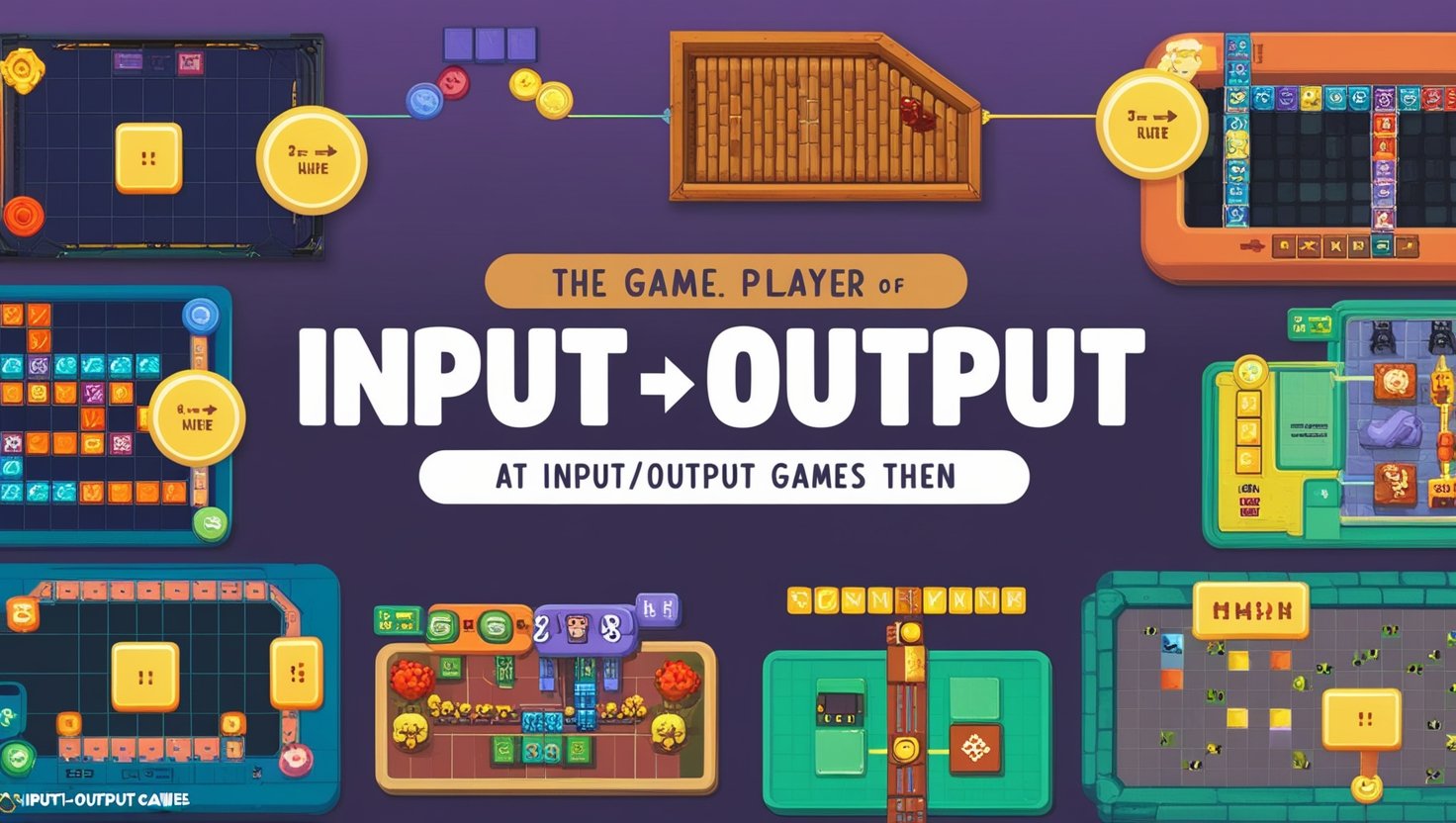 Input/output games