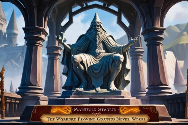 wizardry proving grounds manifo statue never works