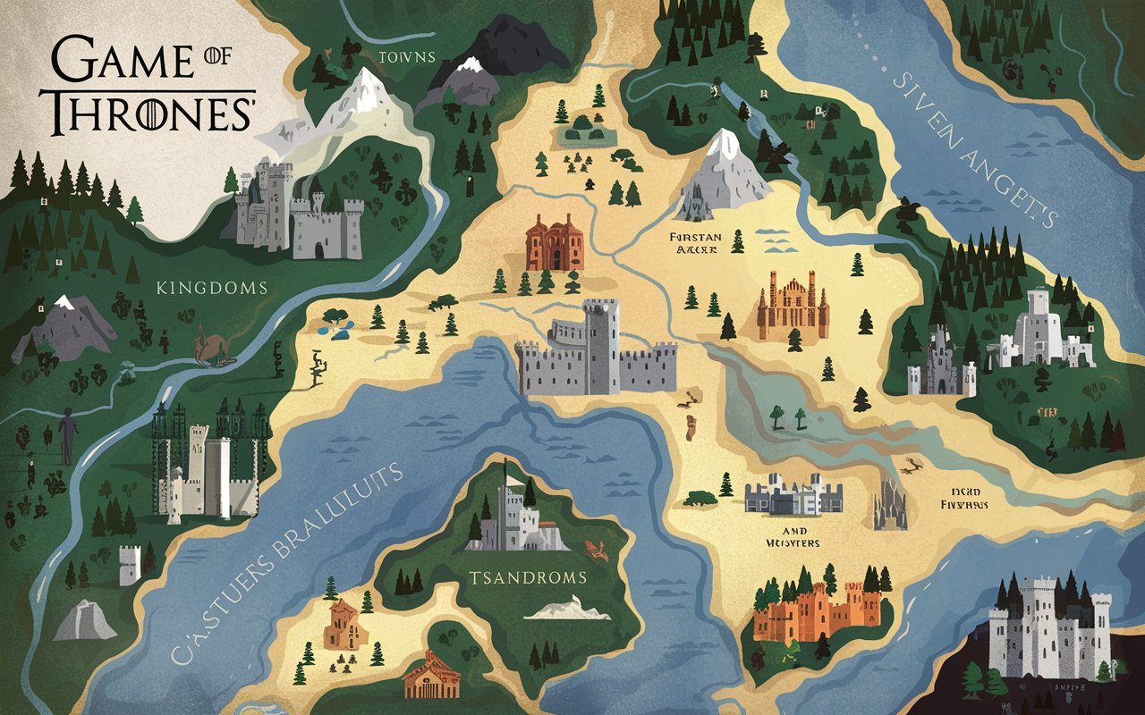 game of thrones map